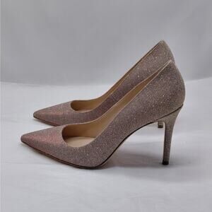 kate spade Vivian Heels Womens Size 7 Pink Glitter Formal Wedding Party Pumps